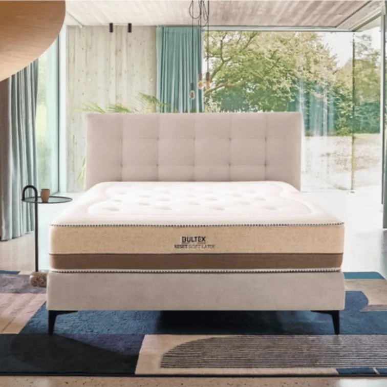 Matelas Bultex Reset Soft Latex, en situation