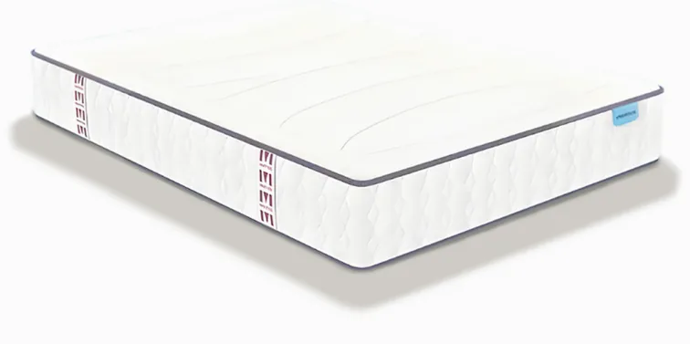 Matelas Merinos Beauty Bed, vue de trois quarts