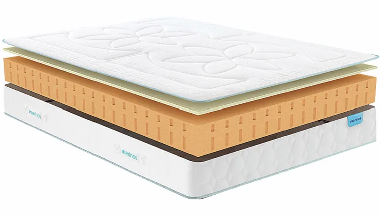 Matelas Merinos Cozy Green, schéma des couches