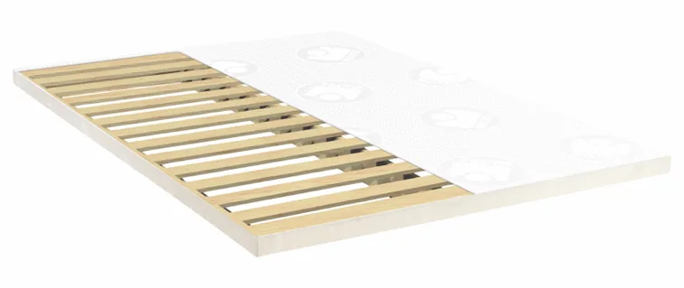 Sommier tapissier Bultex Complément Extra-Plat, schéma des couches